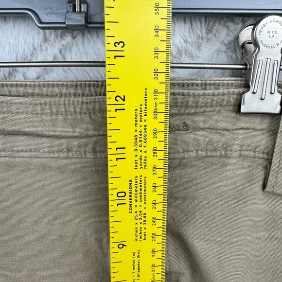 Duluth Trading Co Pants Mens 42x30 Flex Fire Hose Cargo Khaki Tan Work Utility - Picture 10 of 12